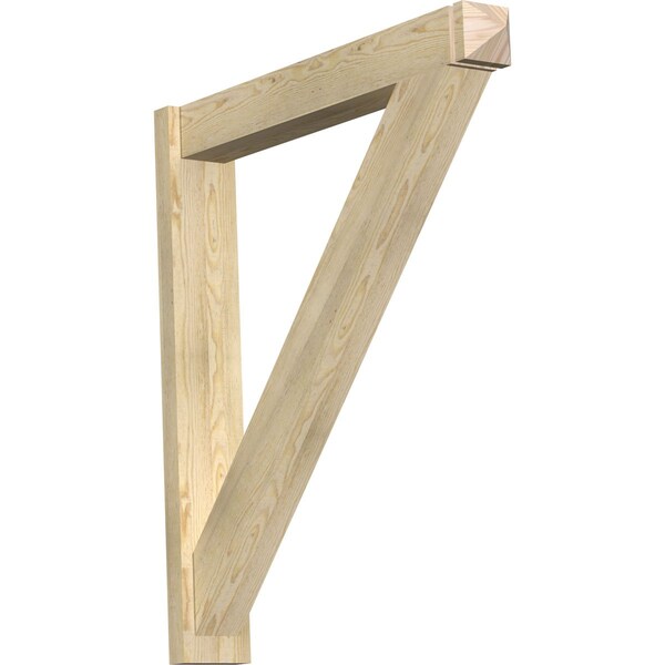 Ekena Millwork Traditional Arts & Crafts Rough Sawn Outlooker, Douglas Fir, 6"W x 38"D x 42"H OUT06X38X42TRA03RDF - main